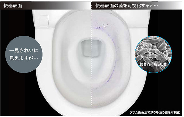 TOTOトイレ使うたび除菌｢きれい除菌水｣すごい機能編 画像