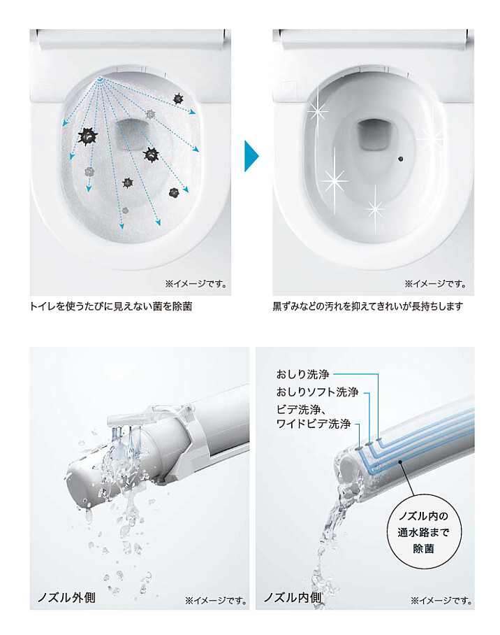 TOTOトイレの「きれいに使えたらいいな」Part1編 画像